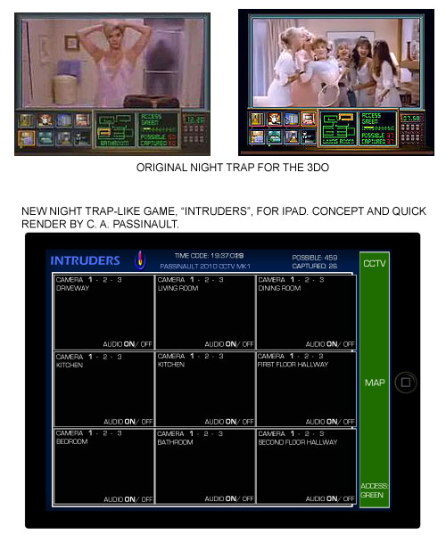 Night Trap, a classic FMV video game. Old and new.